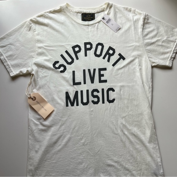 NWT Anthropologie Original Retro Brand Vintage Tee - Support Live Music - Picture 5 of 8